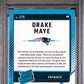 2024 Panini Donruss #379 Optic Preview-Pink Drake Maye RC PSA 9