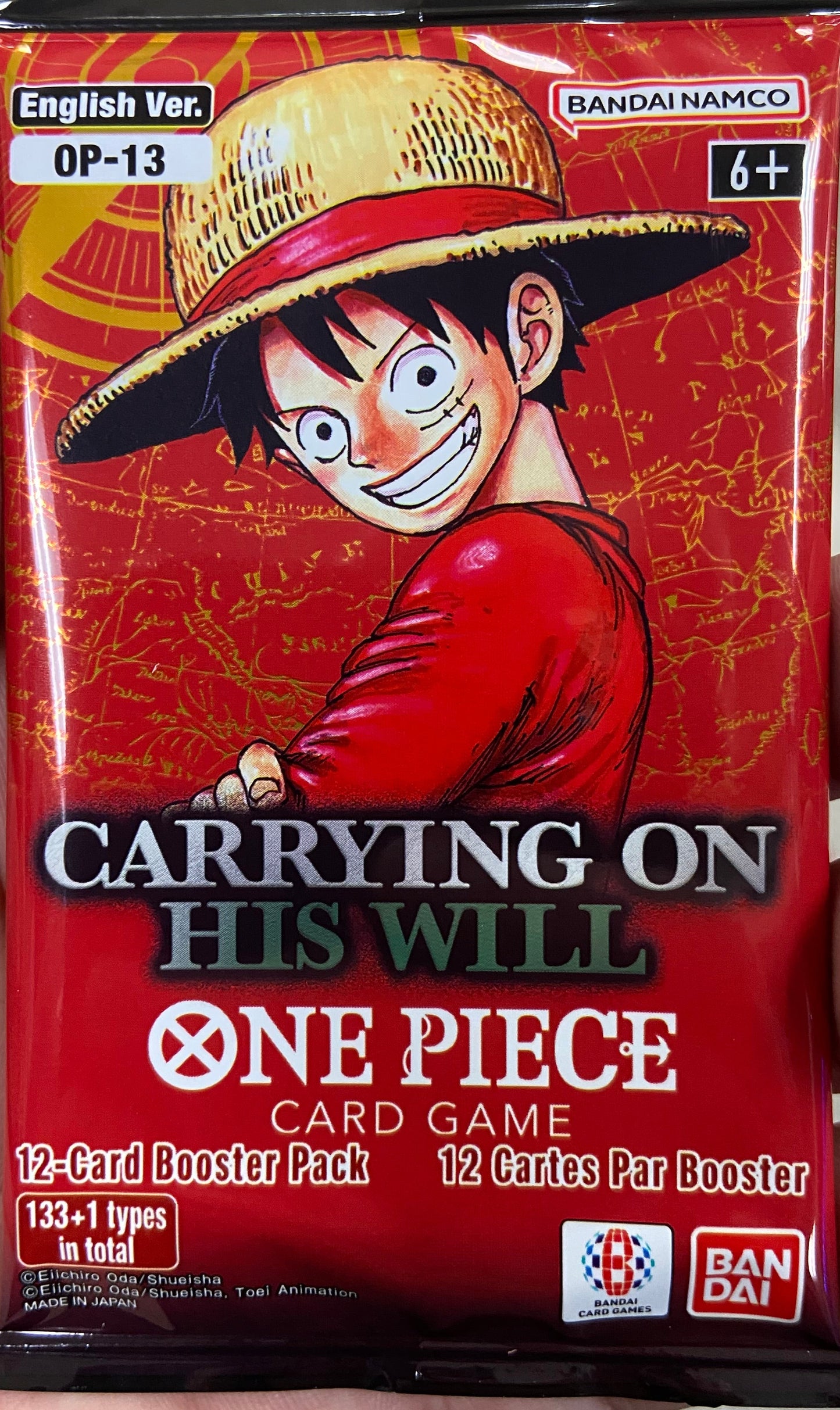 One Piece OP-13 Carrying On His Will Booster Pack