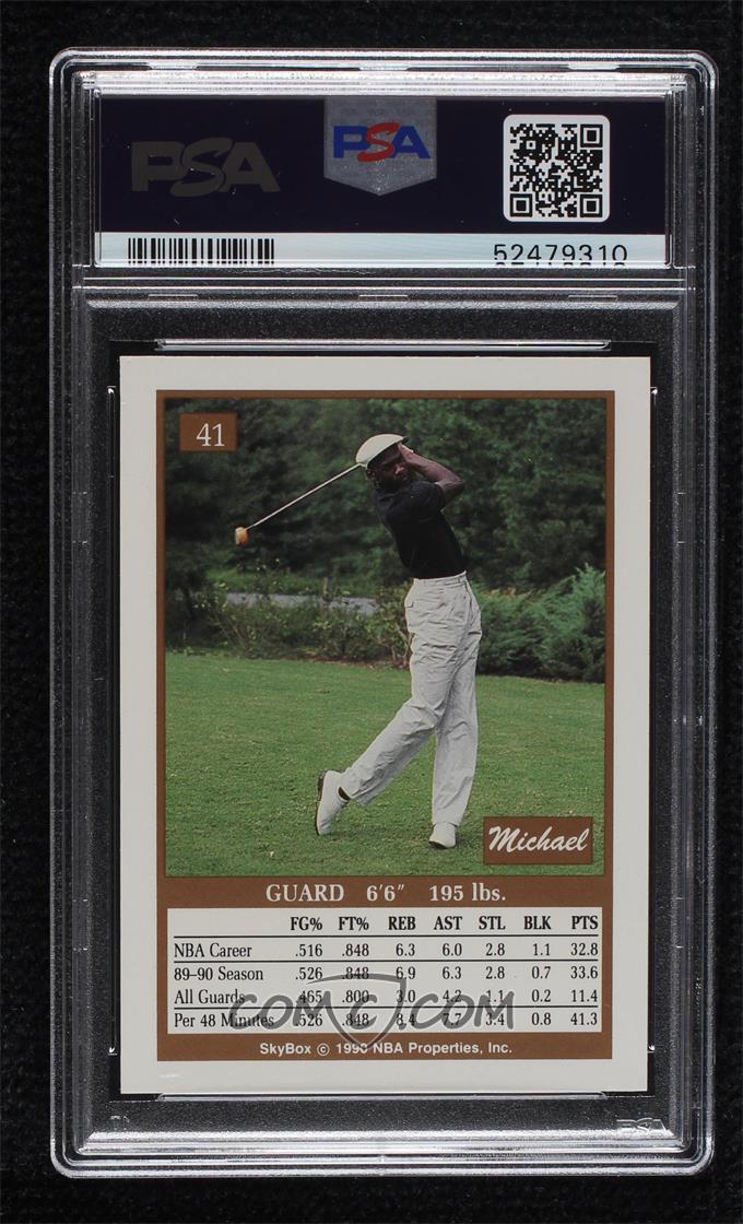 1990 Skybox #41 Michael Jordan PSA 8