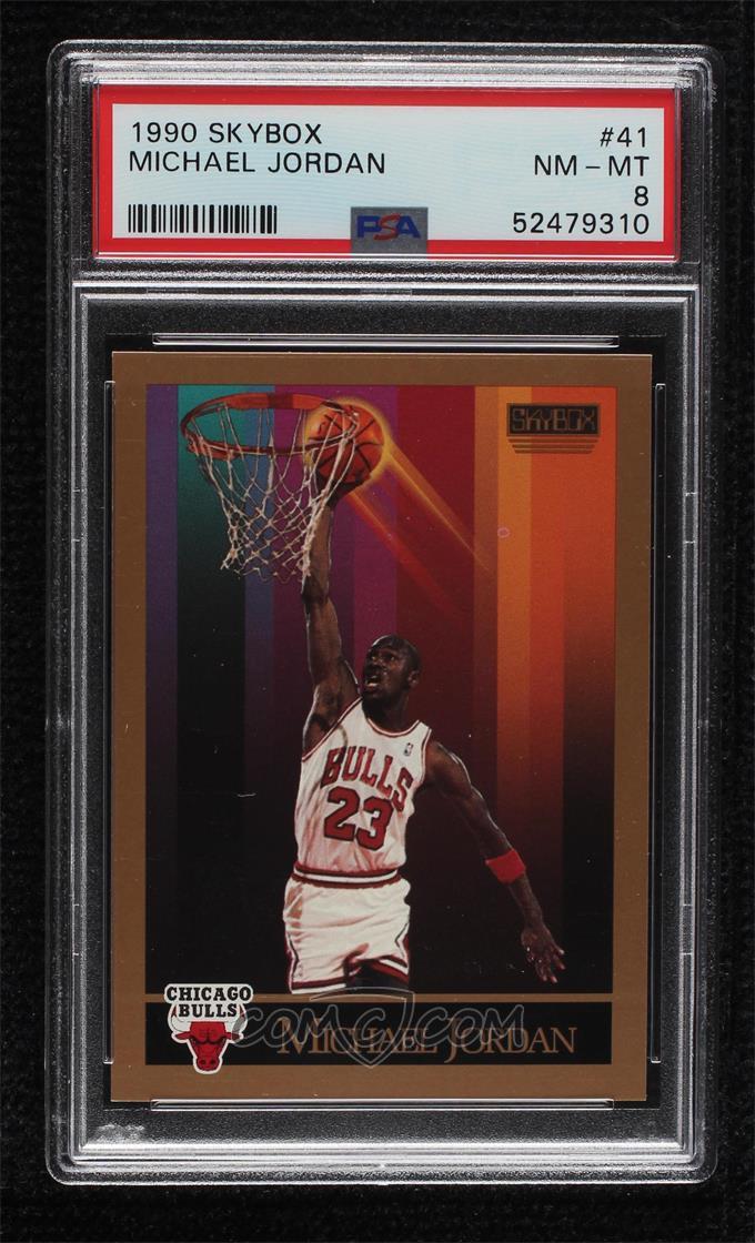 1990 Skybox #41 Michael Jordan PSA 8