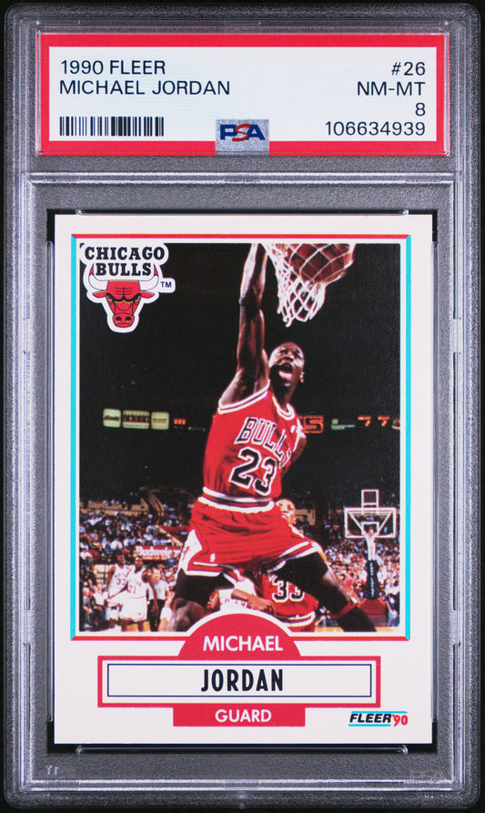 1990 Fleer #26 Michael Jordan PSA 8 (4939)