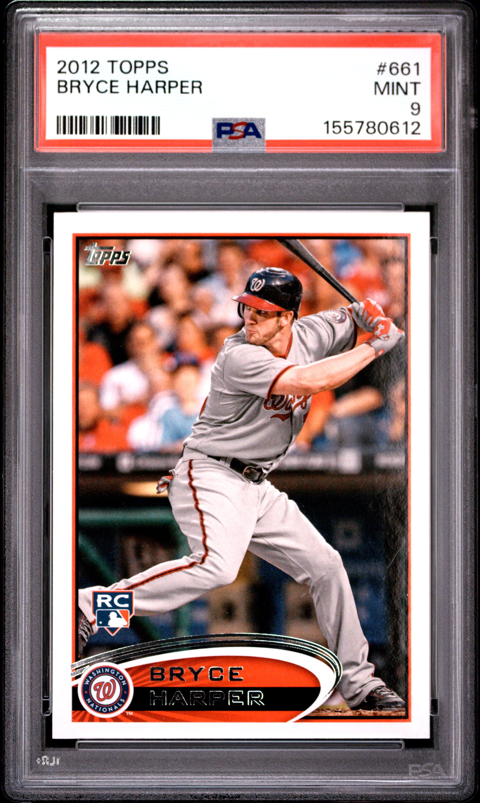 2012 Topps #661 Bryce Harper RC PSA 9