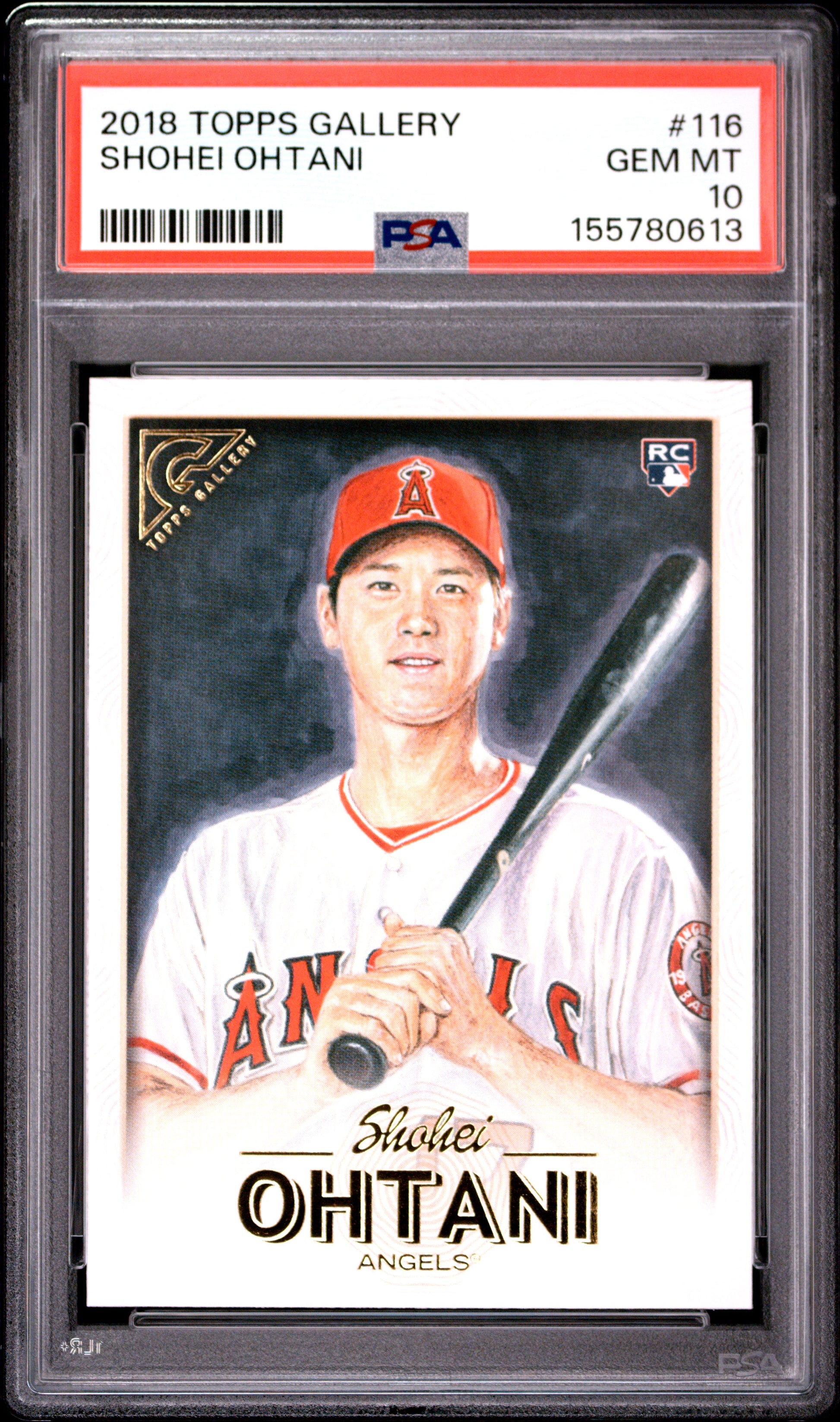 2018 Topps Gallery #116 Shohei Ohtani RC PSA 10