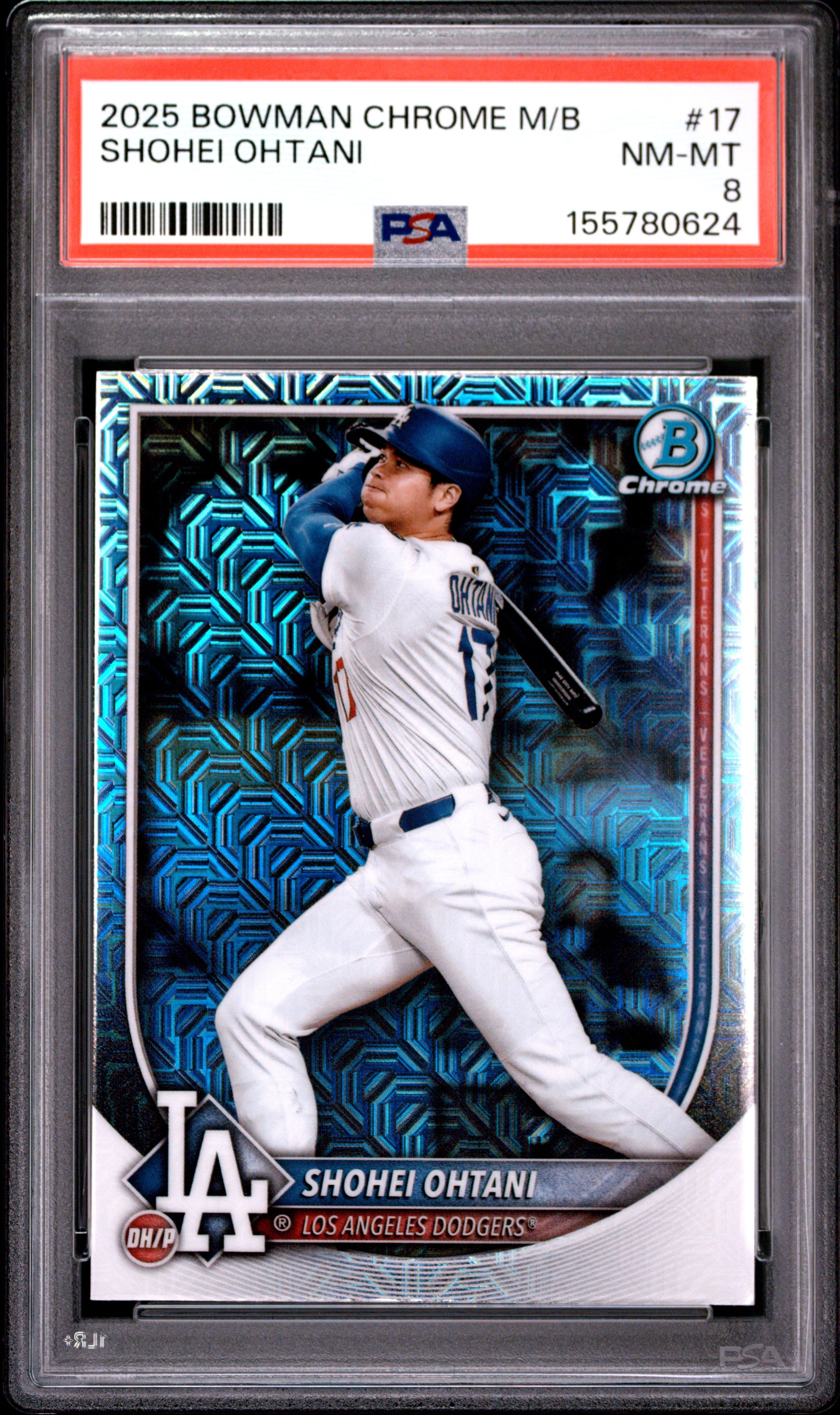 2025 Bowman Chrome Mega Box #17 Shohei Ohtani PSA 8