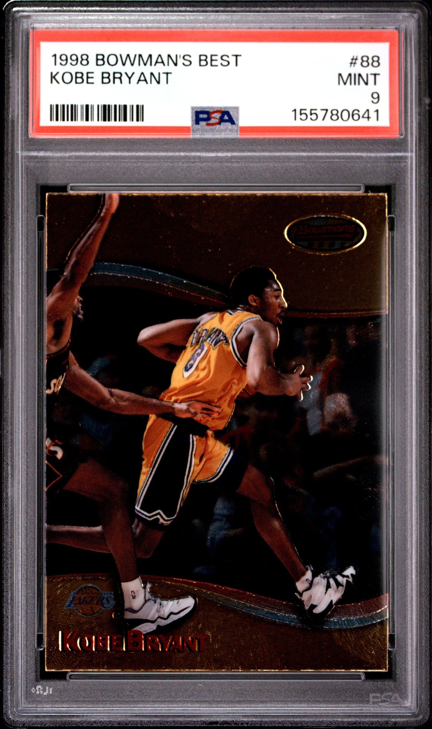 1998 Bowman's Best #88 Kobe Bryant PSA 9