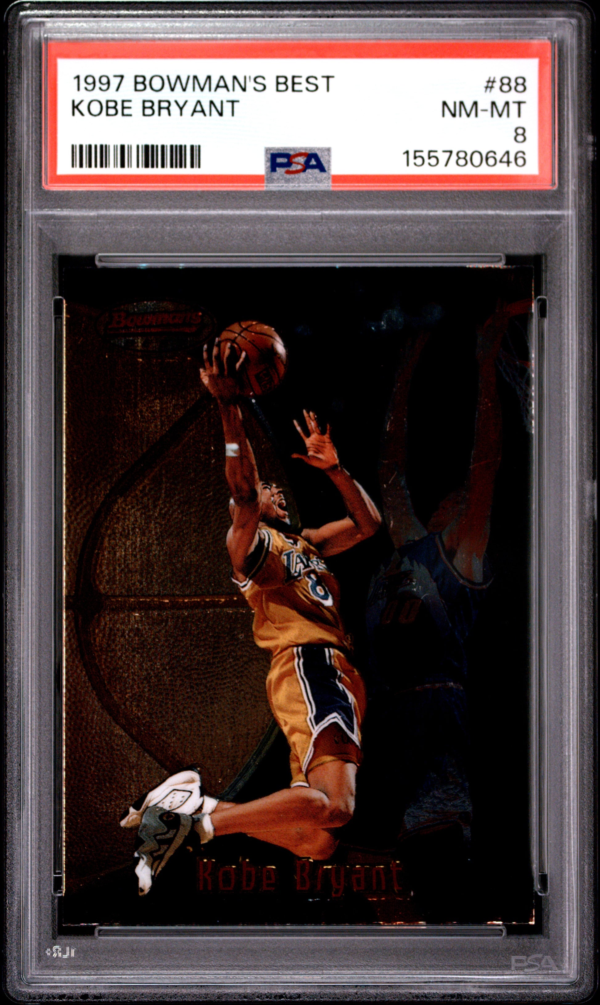 1997 Bowman's Best #88 Kobe Bryant PSA 8