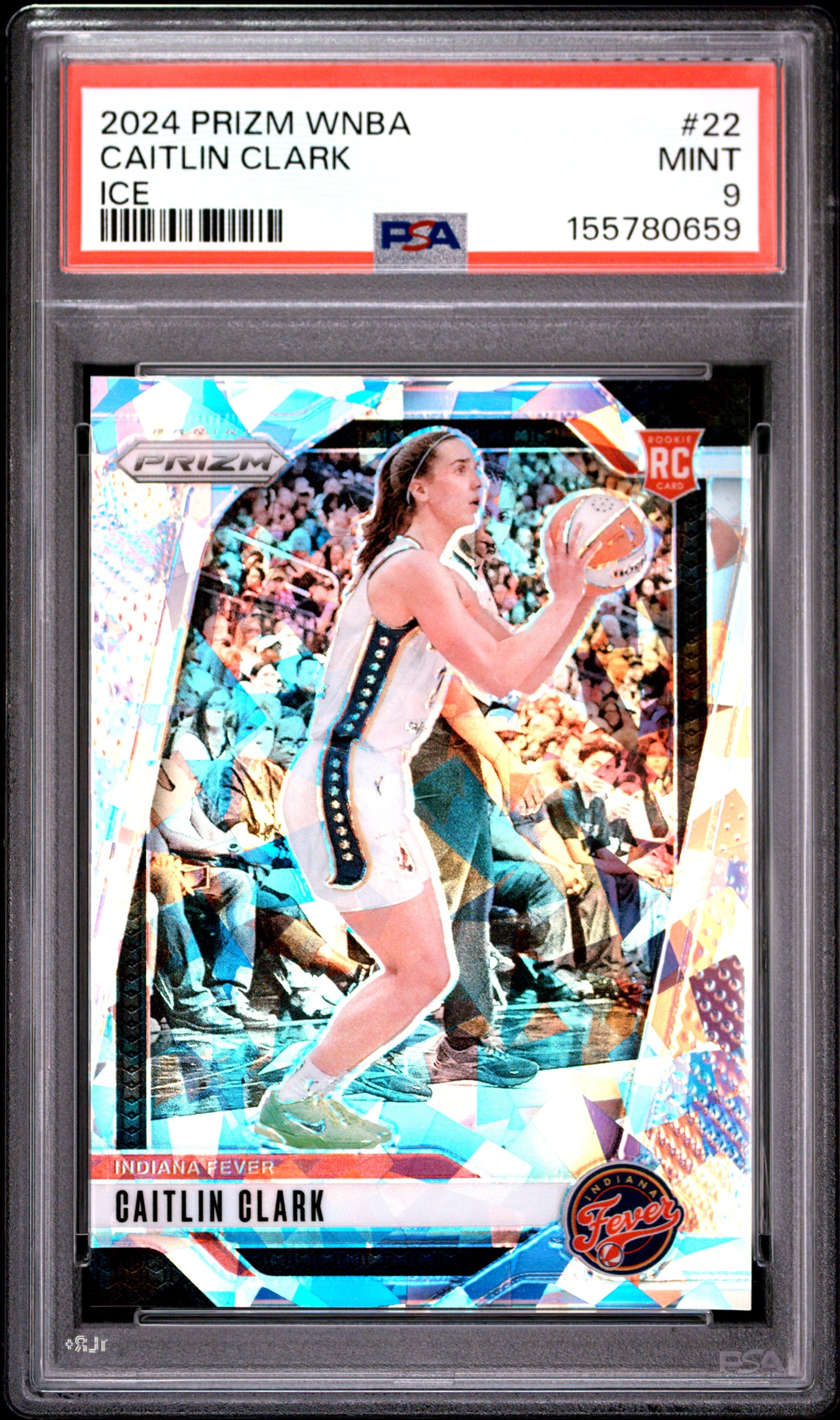 2024 Panini Prizm Wnba #22 Ice Caitlin Clark RC PSA 9