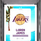 2024 Panini Donruss Optic Splash! #5 Green Shock Lebron James #'d /149 PSA 9