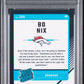 2024 Panini Donruss Optic #209 Purple Scope Bo Nix RC PSA 7