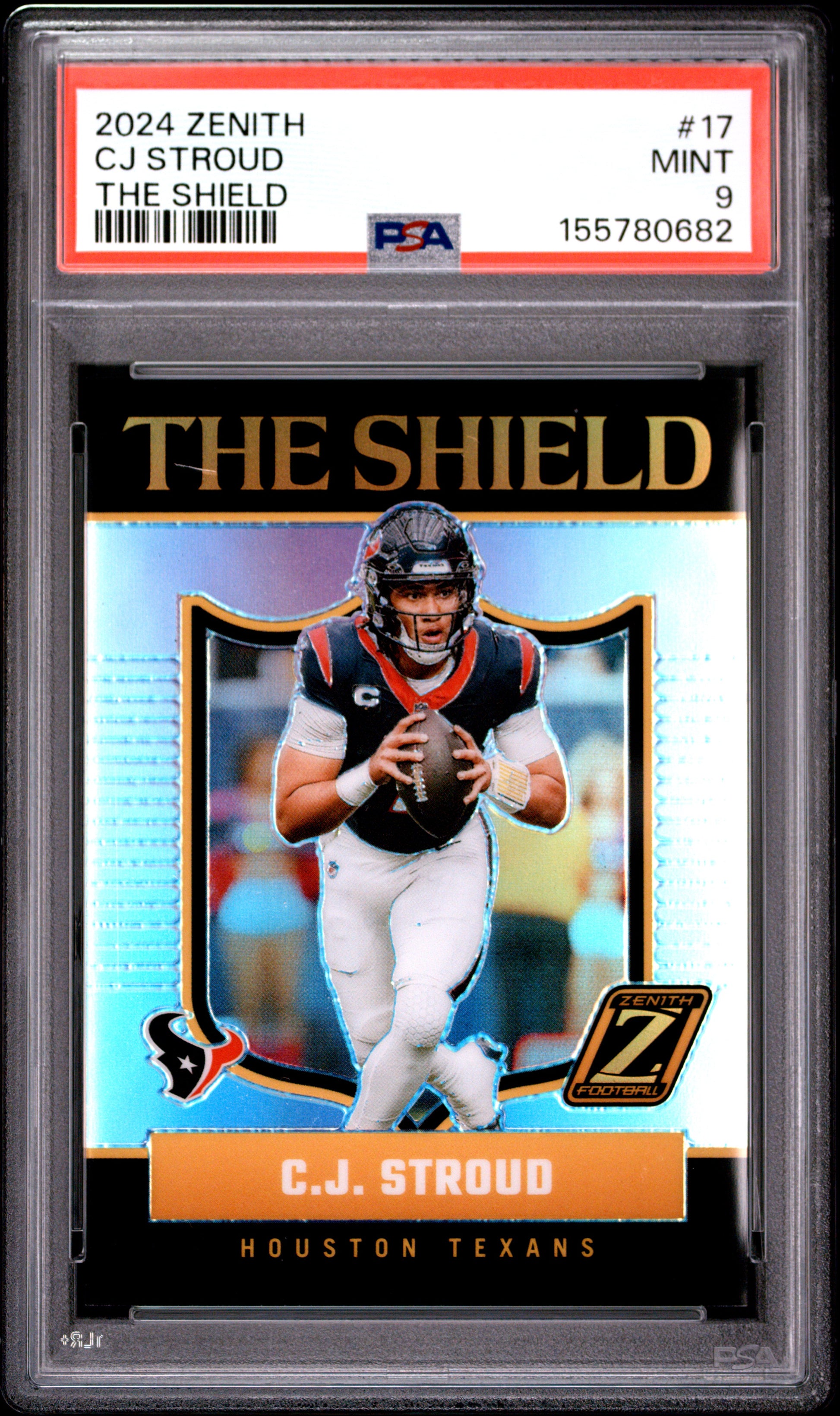 2024 Panini Zenith The Shield #17 CJ Stroud PSA 9