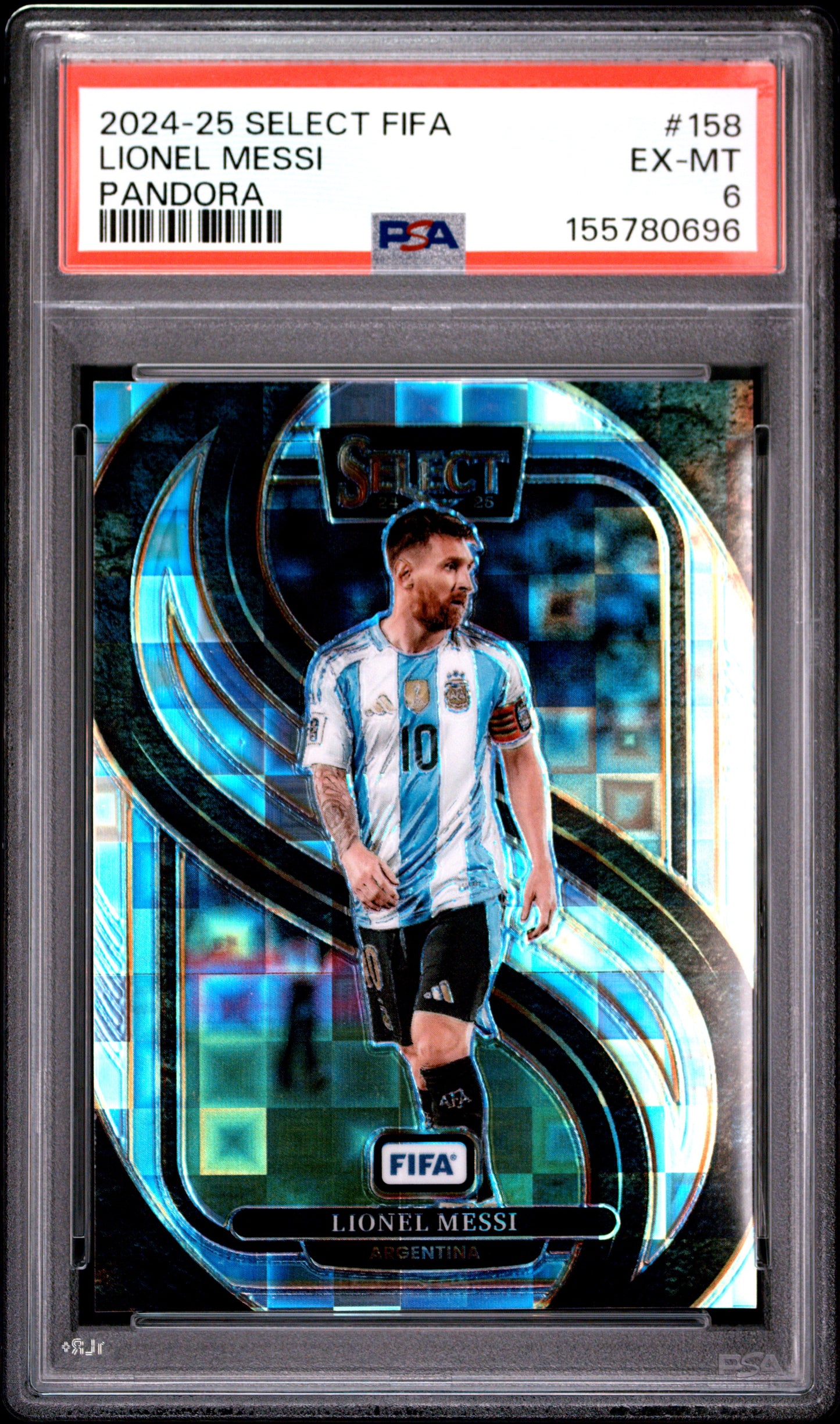 2024-25 Panini Select Fifa #158 Pandora Lionel Messi PSA 6
