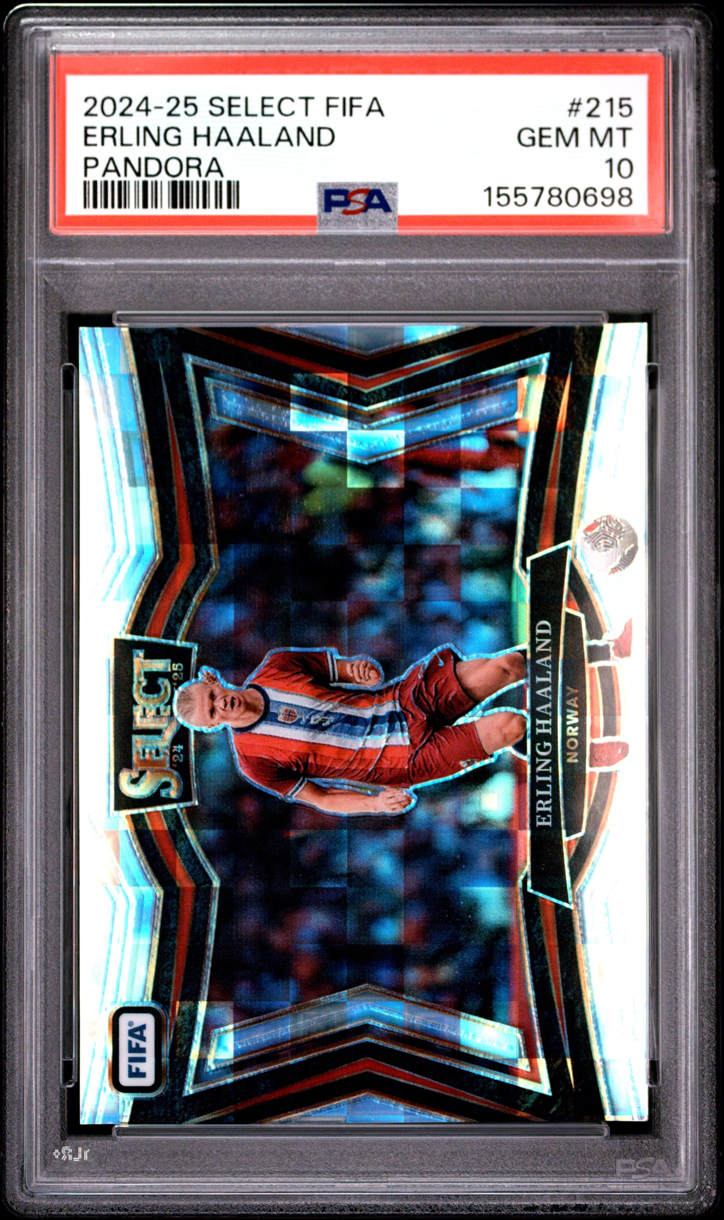 2024-25 Panini Select Fifa #215 Pandora Erling Haaland PSA 10