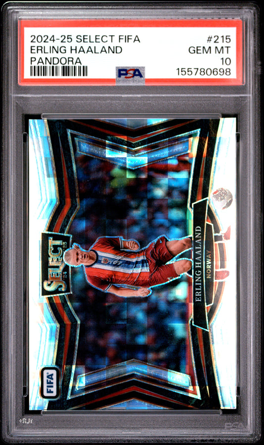 2024-25 Panini Select Fifa #215 Pandora Erling Haaland PSA 10