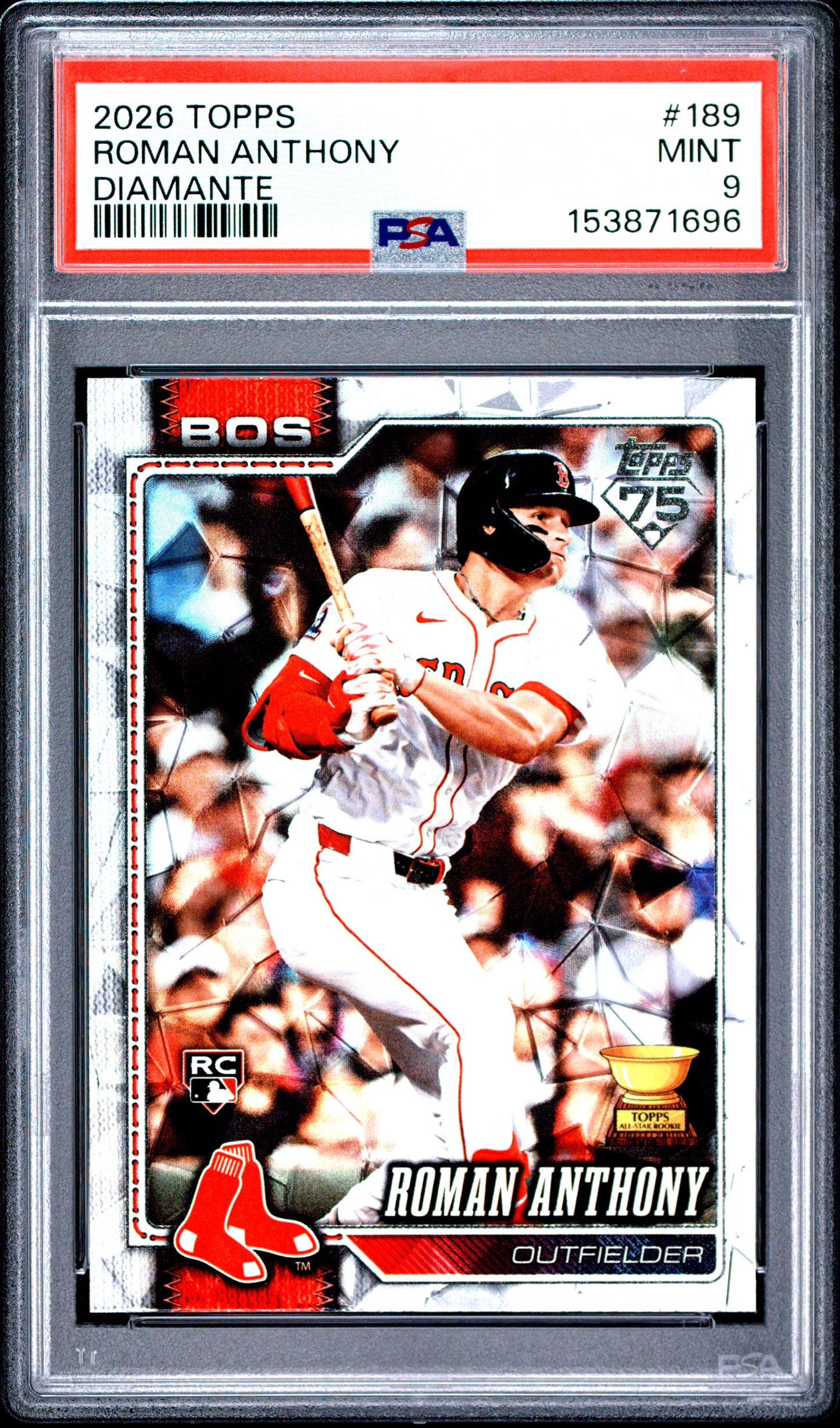 2026 Topps #189 Diamante Roman Anthony RC PSA 9