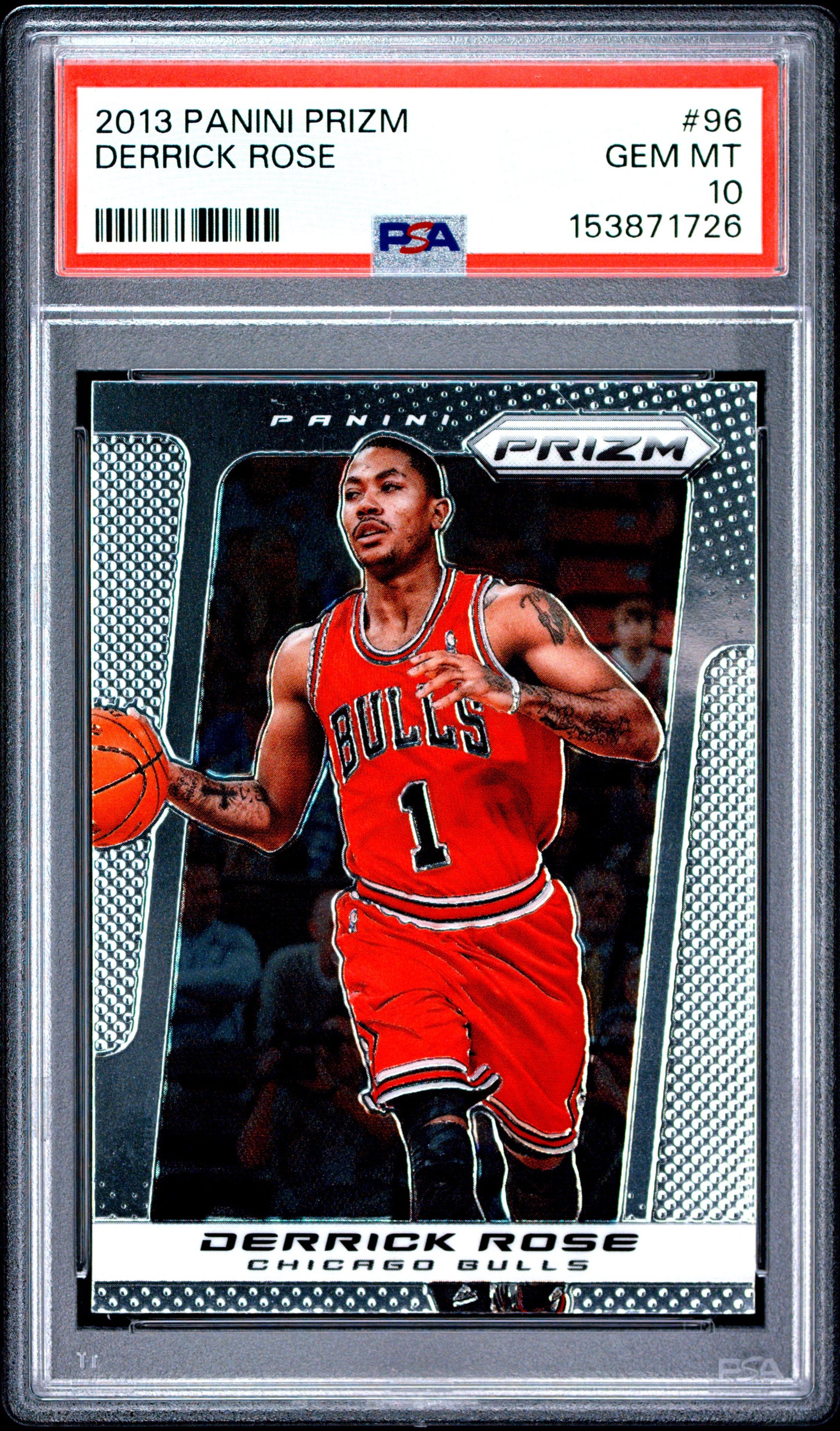 2013 Panini Prizm #96 Derrick Rose PSA 10