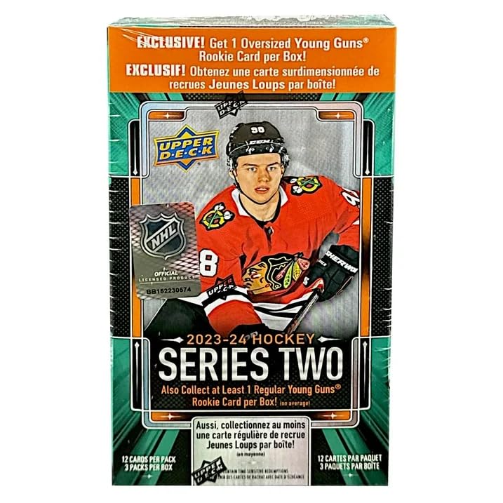 2023-24 Upper Deck Hockey Series 2 Blaster w/ Jumbo Young Gun