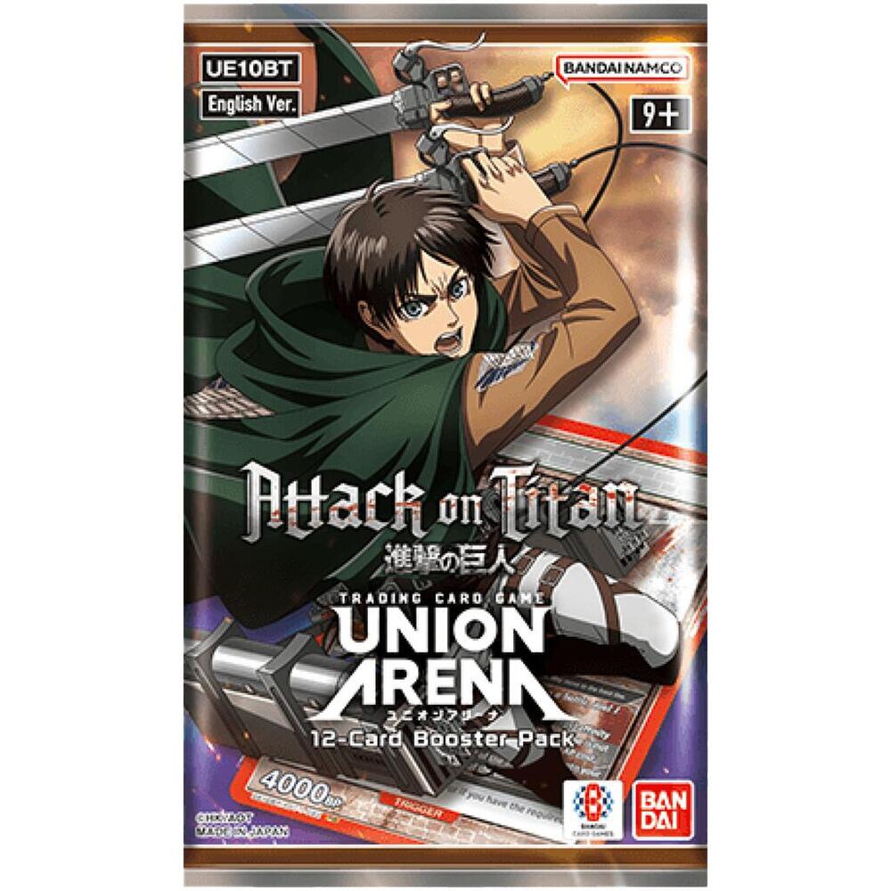 Bandai Union Arena TCG Attack On Titan Booster Pack