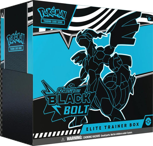2025 Pokemon Scarlet & Violet Black Bolt Elite Trainer Box