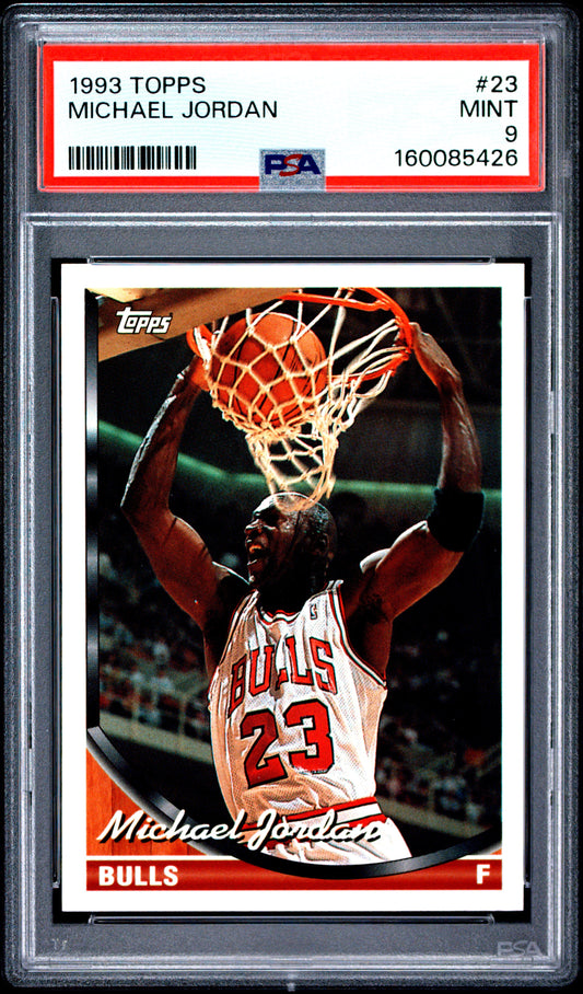 1993 Topps #23 Michael Jordan PSA 9