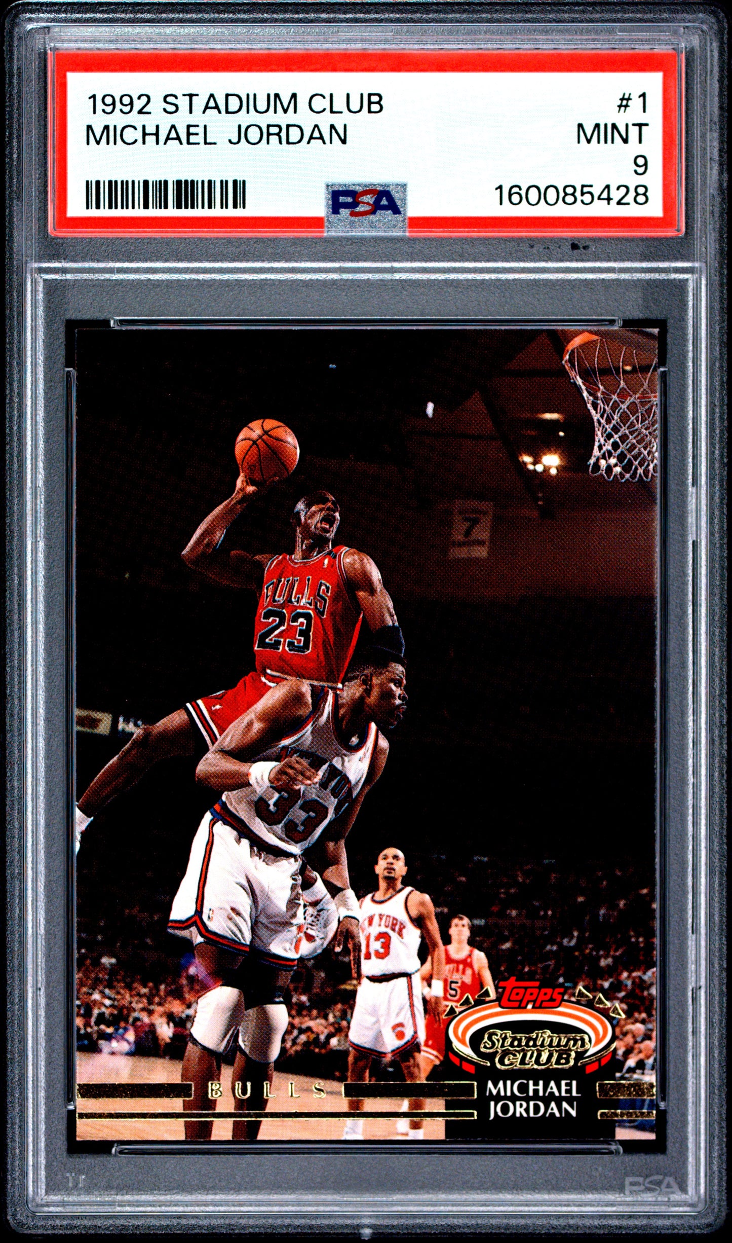 1992 Stadium Club #1 Michael Jordan PSA 9