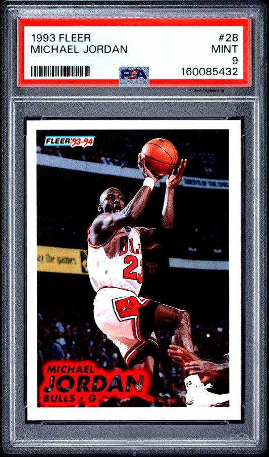 1993 Fleer #28 Michael Jordan PSA 9 (5432)