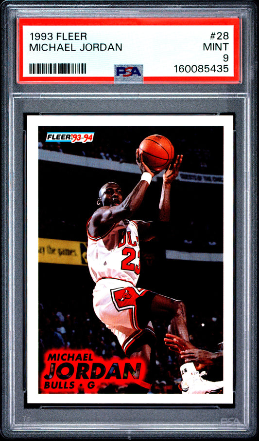 1993 Fleer #28 Michael Jordan PSA 9