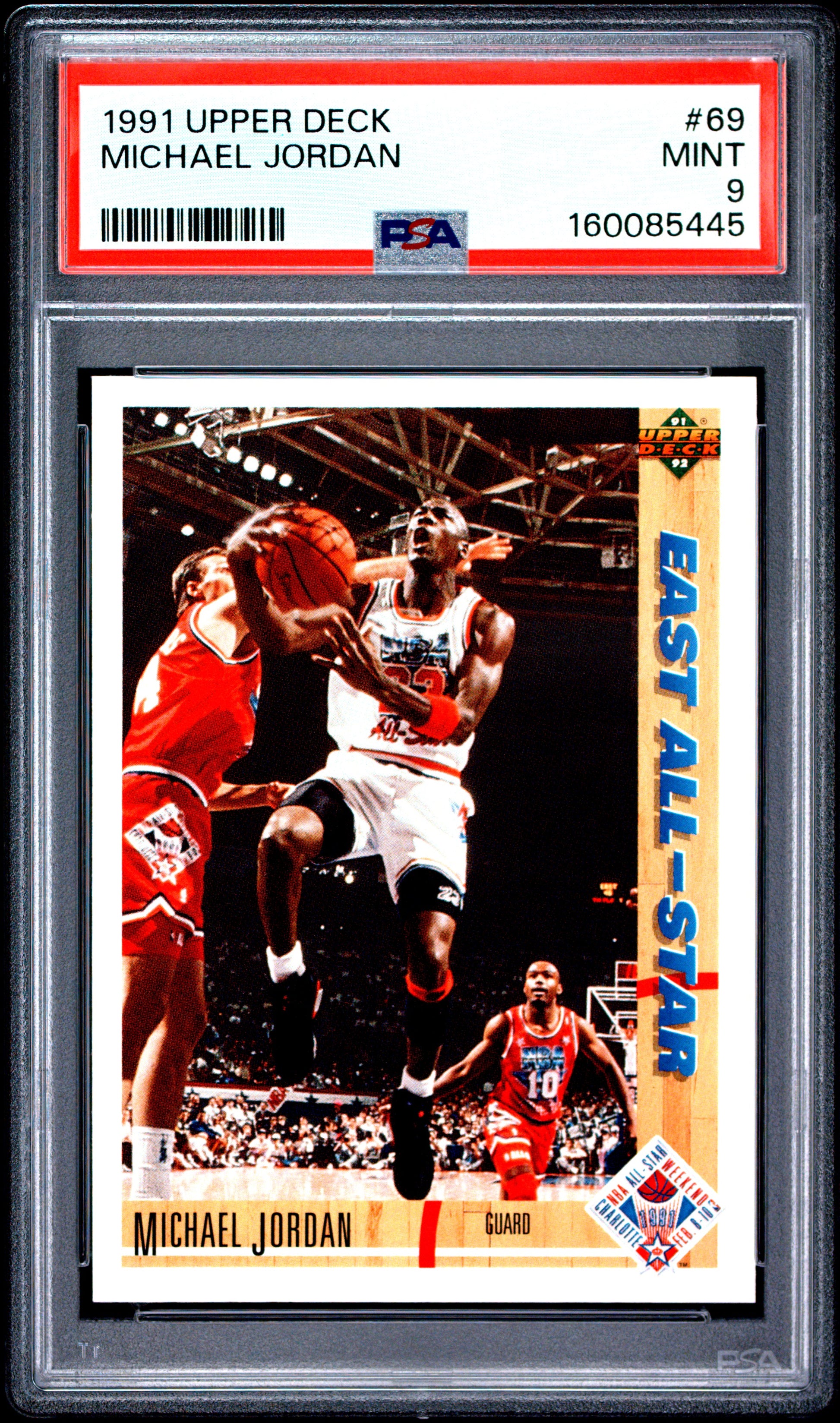 1991 Upper Deck #69 Michael Jordan PSA 9