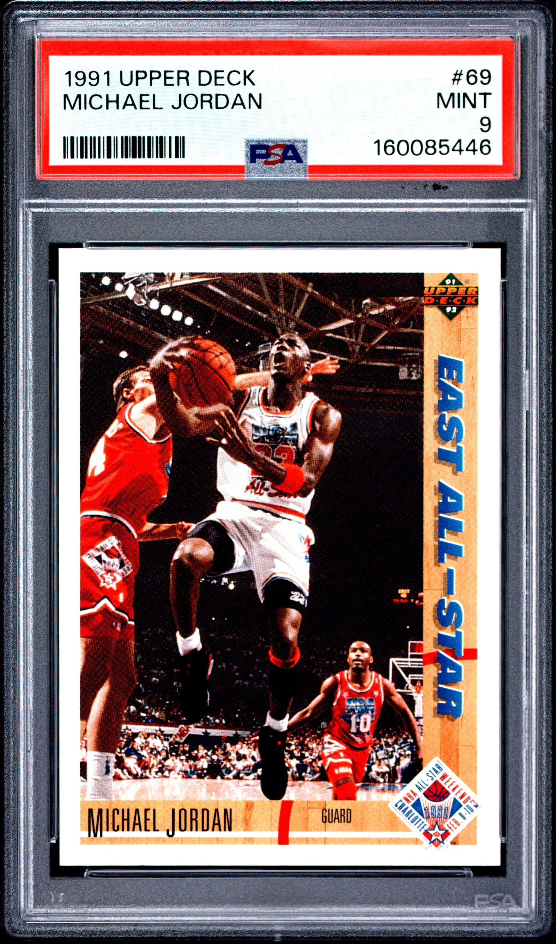 1991 Upper Deck #69 Michael Jordan PSA 9 (5446)