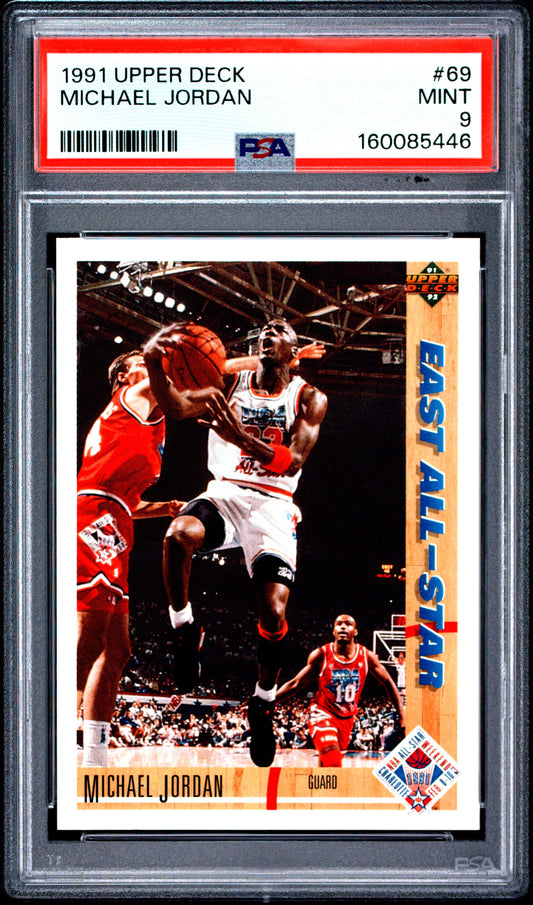 1991 Upper Deck #69 Michael Jordan PSA 9 (5446)