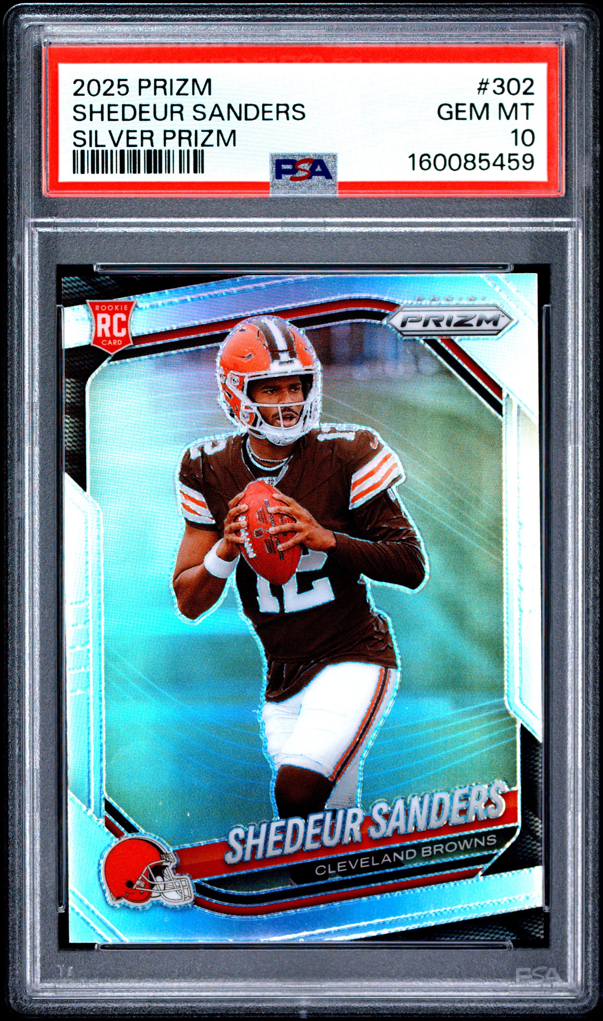 2025 Panini Prizm #302 Silver Prizm Shedeur Sanders RC PSA 10