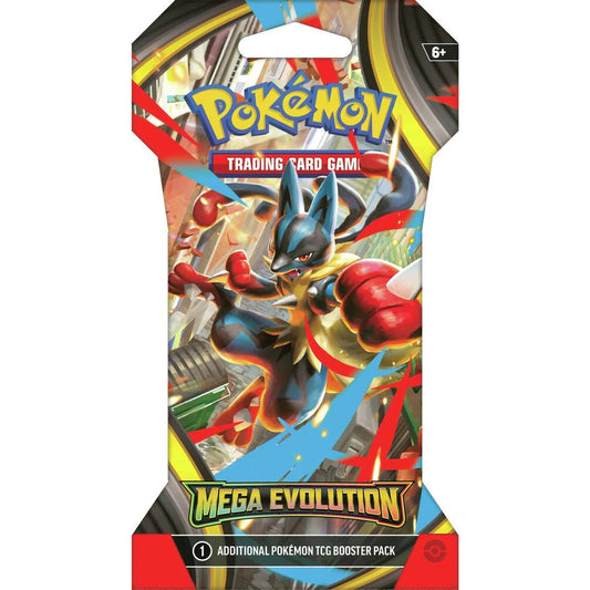 2025 Pokemon Mega Evolution Sleeved Booster Pack - ME01: Mega Evolution (MEG)