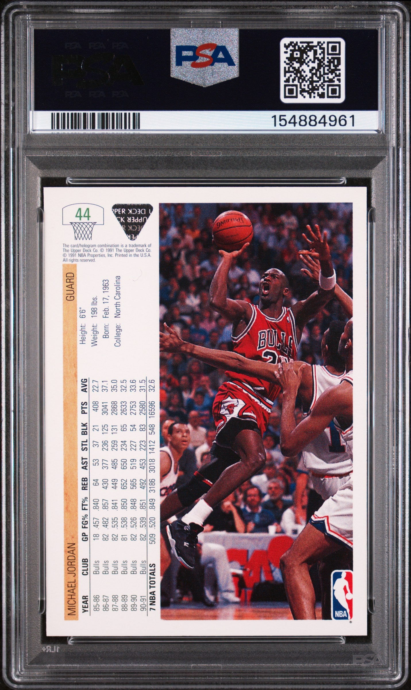 1991 Upper Deck #44 Michael Jordan PSA 9 (4961)