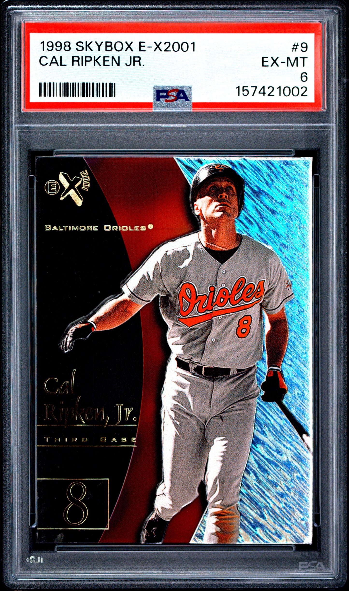 1998 Skybox E-X 2001 #9 Cal Ripken Jr. PSA 6