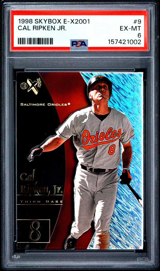 1998 Skybox E-X 2001 #9 Cal Ripken Jr. PSA 6