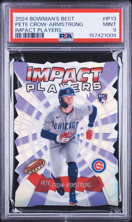 2024 Bowman's Best Impact Players #IP13 Pete Crow-Armstrong RC PSA 9