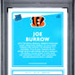 2020 Panini Donruss #301 Blue Press Proof Joe Burrow PSA 9