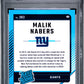 2024 Panini Donruss #383 Optic Preview-Red & Green Malik Nabers PSA 10
