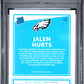 2020 Panini Donruss #314 Jalen Hurts RC PSA 8