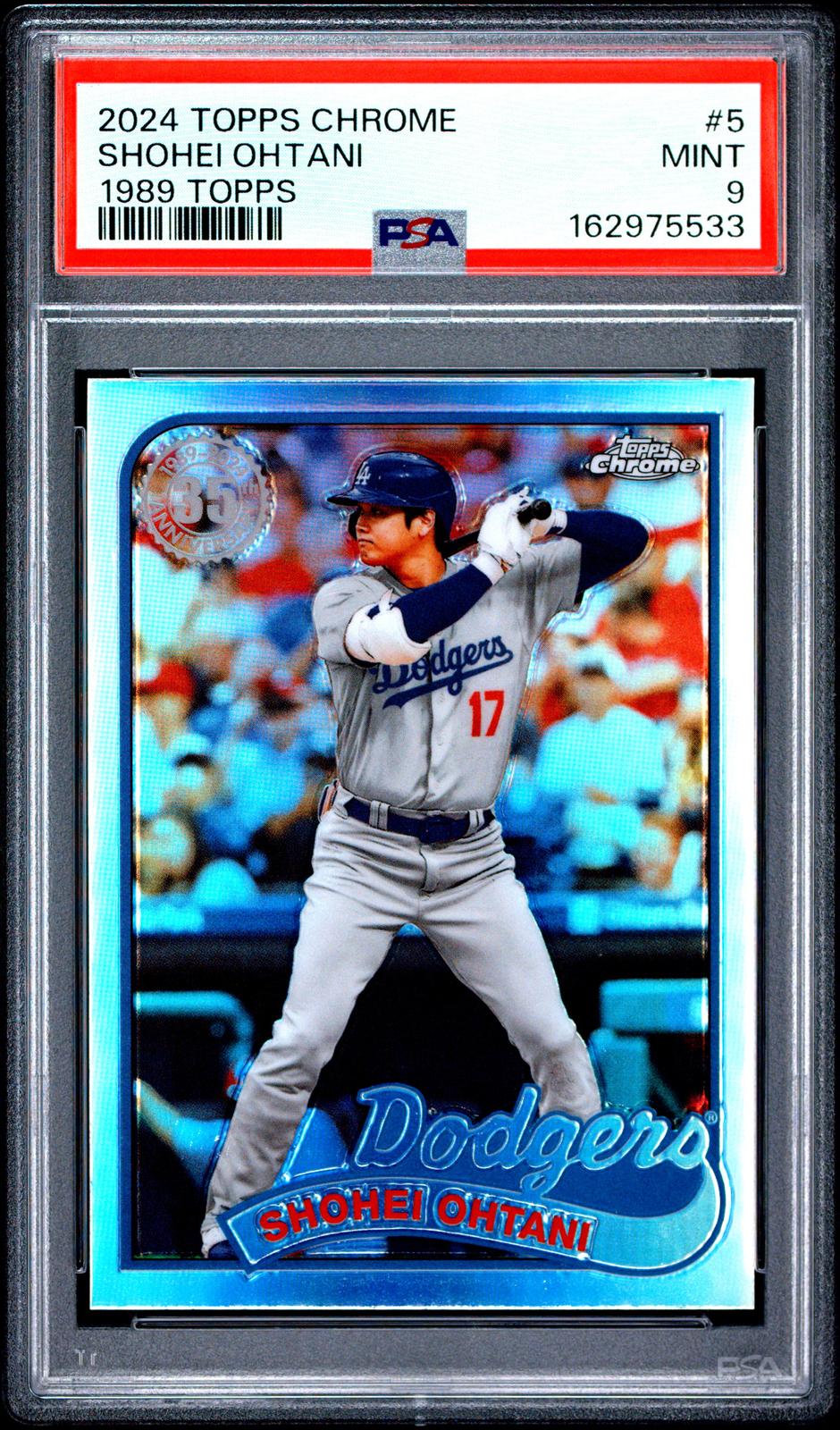 2024 Topps Chrome 1989 Topps Baseball #5 Shohei Ohtani PSA 9