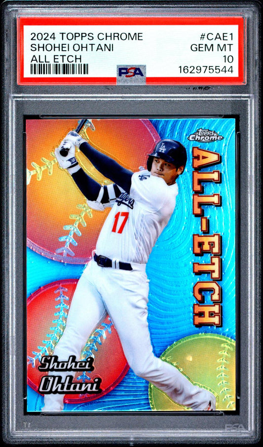 2024 Topps Chrome Chrome All Etch #CAE1 Shohei Ohtani PSA 10 (5544)