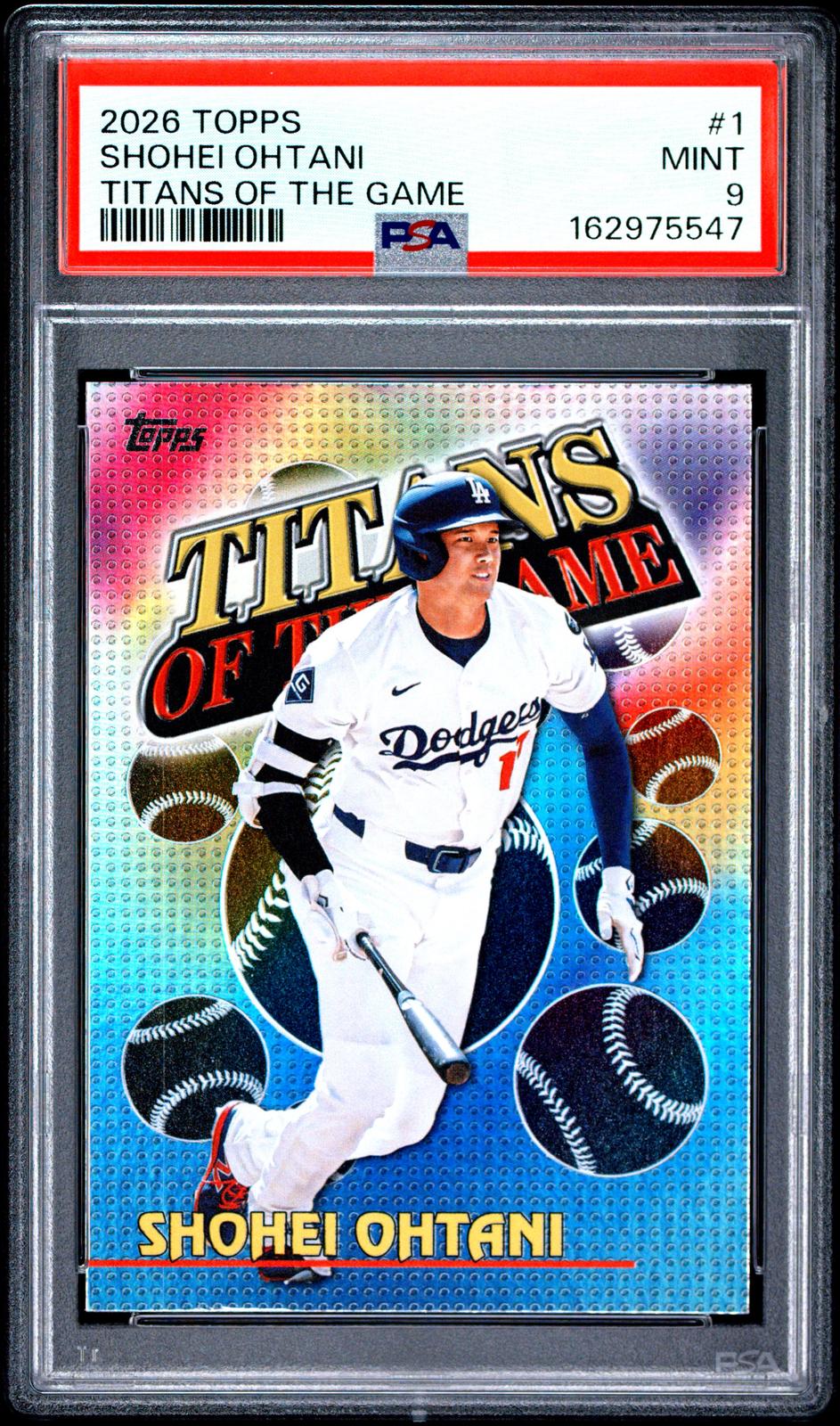 2026 Topps Titans Of The Game #1 Shohei Ohtani PSA 9