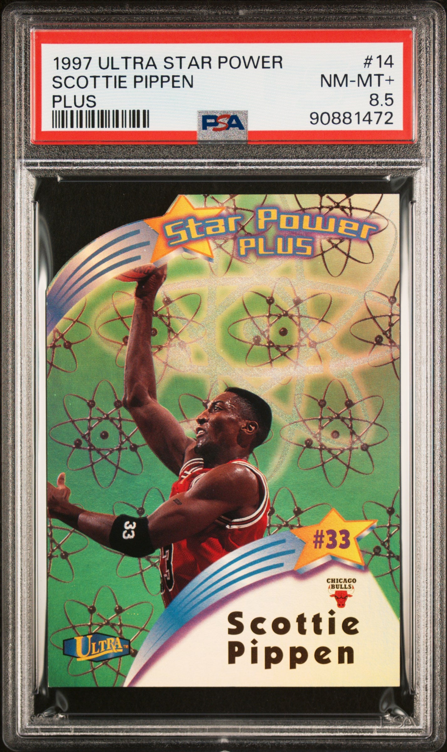 1997 Ultra Star Power #14 Scottie Pippen Plus PSA 8.5