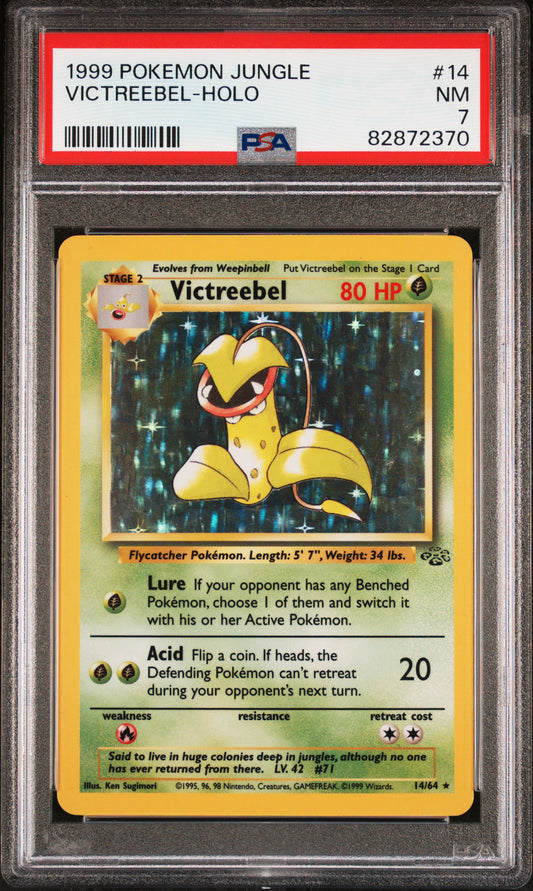 1999 Pokemon Jungle #14 Victreebel-Holo PSA 7
