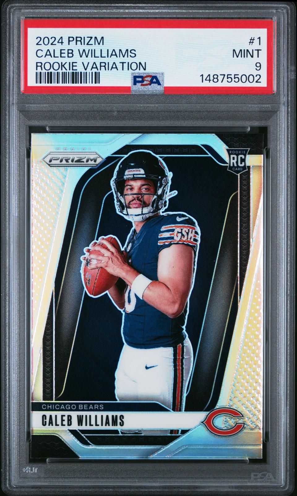 2024 Panini Prizm Rookie Variation #1 Caleb Williams RC PSA 9