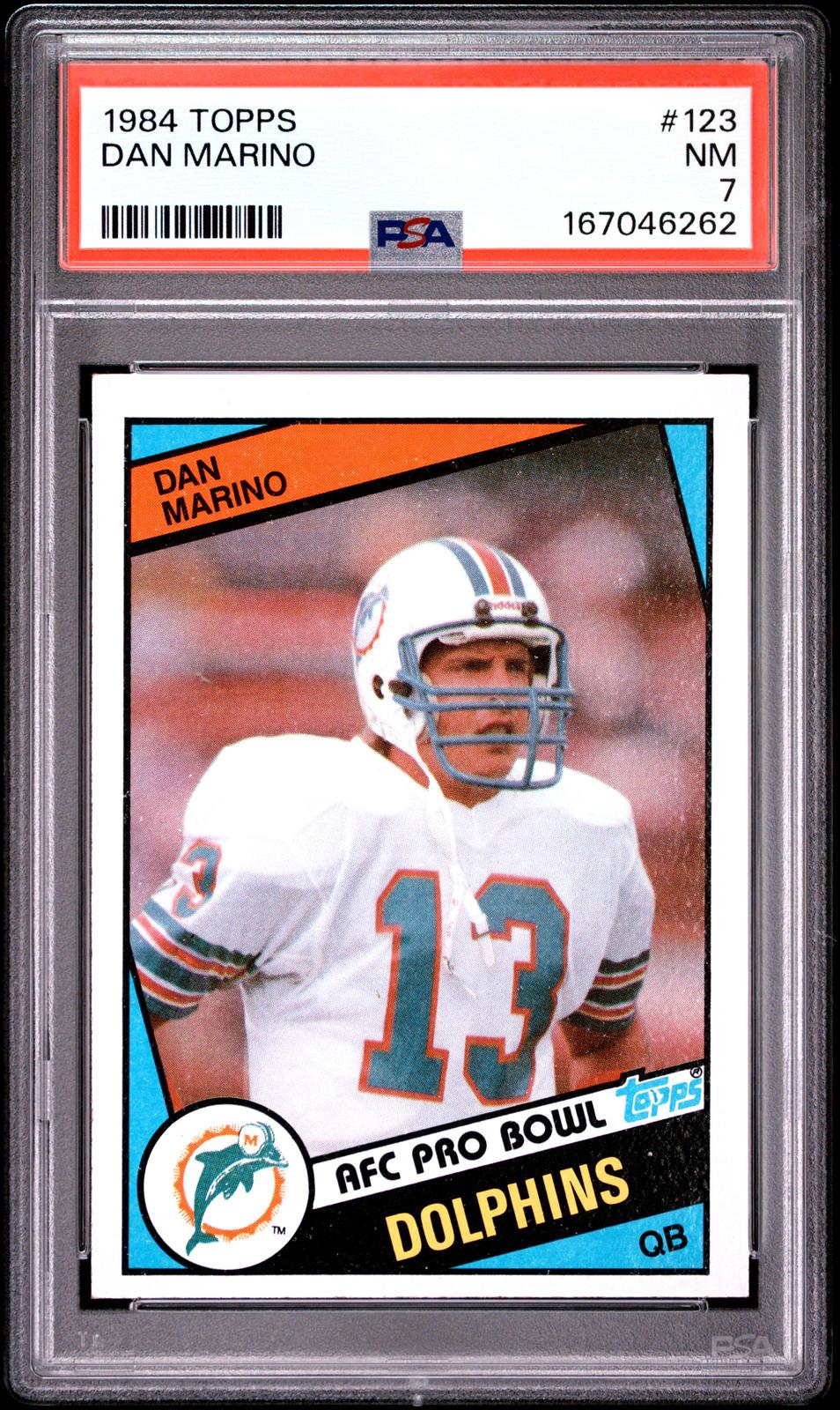 1984 Topps #123 Dan Marino RC PSA 7