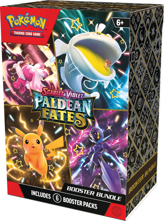 2024 Pokemon Scarlet & Violet Paldean Fates Booster Bundle