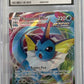 2021 Pokemon Evolving Skies #030 Vaporeon VMax Holo CGC 10