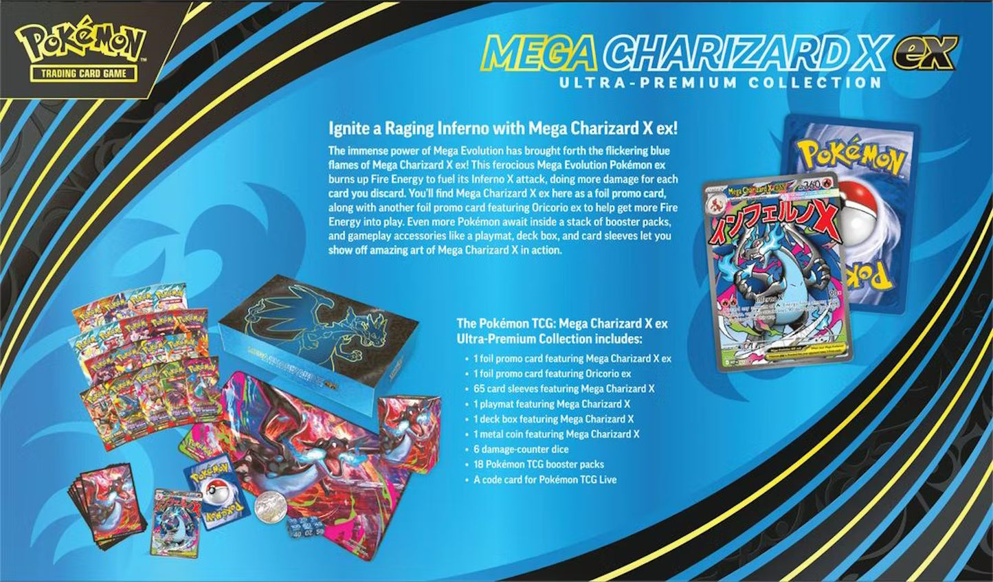 Pokemon Mega Charizard X ex Ultra-Premium Collection Box