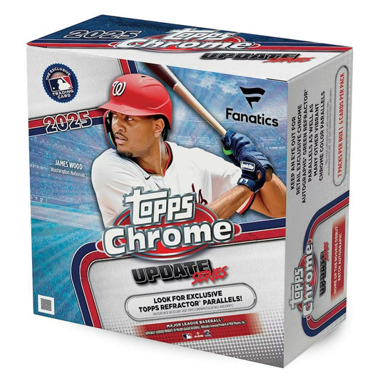 2025 Topps Chrome Update Series Baseball Mega Box - Fantatics
