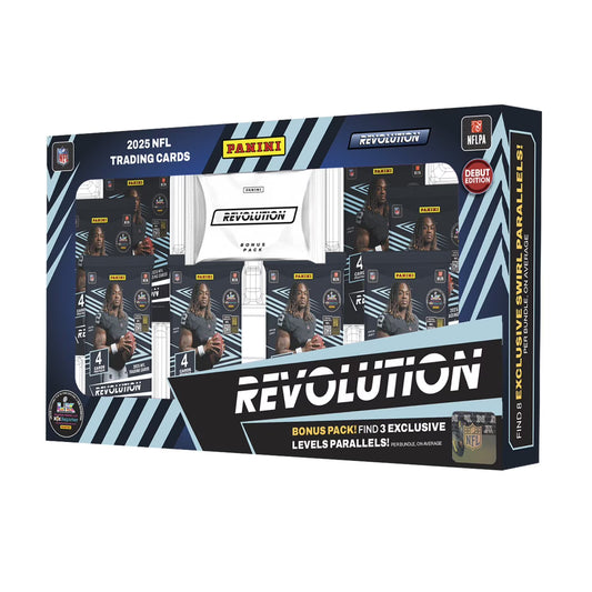 2025 Panini Revolution Football Trading Cards Bundle
